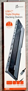 Estación de Acoplamiento J5create JCD543 USB-C Triple Pantalla con Carga Rápida 100W PD - Imagen 1 de 2