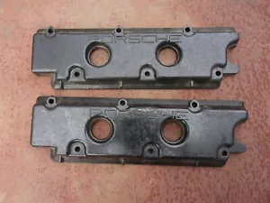 Porsche Upper Valve Cover Set Pair 901.105.115.0R 1968-89 911 1970-72 914-6 OEM - Picture 1 of 4