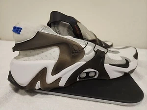 Size 14 - Nike Adapt Huarache White Black - Picture 1 of 10