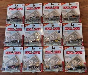 JOHNNY LIGHTNING MONOPOLY 70 TH ANNIVERSARY COMPLETE SET OF 12 CARS MOC - Picture 1 of 4