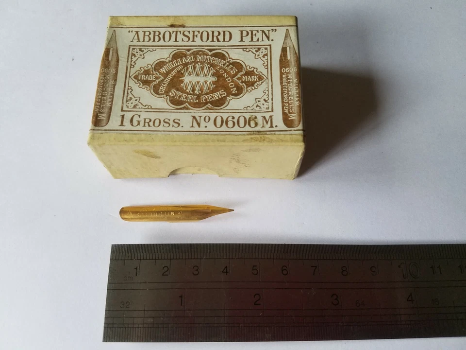 144 Vintage WILLIAM MITCHELL ABBOTSFORD PEN DIP NIBS - Image 1 of 1