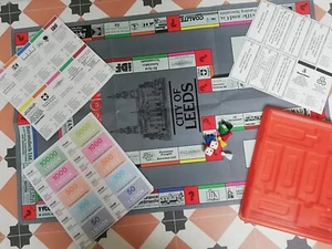 1987 Tycoon Brettspiel Carlo + Jeffrey City of Leeds sehr selten mit Komplimenten - Bild 1 von 12