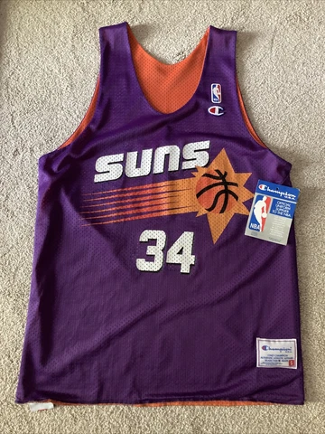 nba suns reversible Charles Barkley champion jersey practice rare 40 mens womens Cover