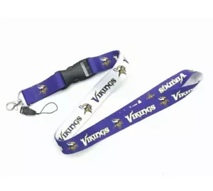 Minnesota Vikings NFL Football LANYARD DETACHABLE BUCKLE NEW WINCRAFT US STOCK - Picture 1 of 1