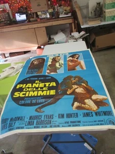 Póster de 2 hojas PLANETA DE LOS SIMIOS PIANETA DELLE SCIMMIE 1968 40X55 - Imagen 1 de 7