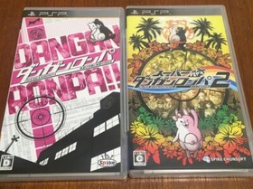 PSP Danganronpa & Super Danganronpa 2 set Japan PlayStation Portable