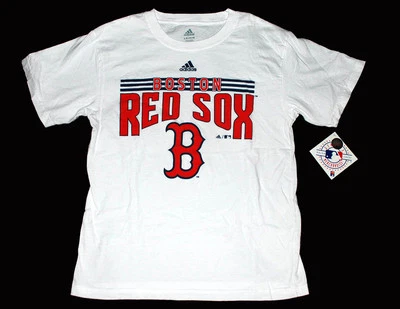 Boston Red Sox Boys Small, Large & XL Tee NWT MLB by Adidas FREE SHIPPING USA - Image 1 of 2