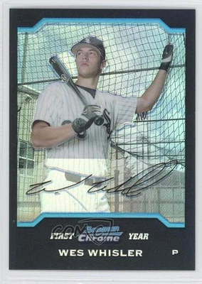 2004 Bowman Draft Chrome Refractor Wes Whisler #BDP92 Rookie RC - Image 1 of 2