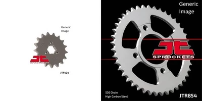 Kit de piñón delantero y trasero para Street YAMAHA XS400 Special II 1980-1981 Foto 1 de 4