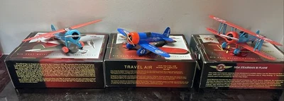 Richard Petty 1929 Travel Air Model 5 1932 Lockheed Vega 1934 Stearman Biplane - Image 1 of 4