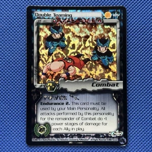 Dragon Ball Z Cell Games Saga DBZ Double Teaming 105 Holo Foil Rare Limited TCG - Picture 1 of 4
