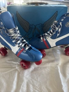 Vintage official roller derby, skates with carrying case great condition - Picture 1 of 18