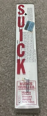 Vintage NEW Suick Thriller Wood Muskie Lure- New  - 9 Inch - Image 1 of 4