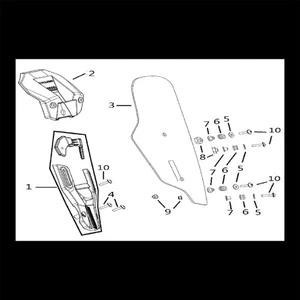 Mutt Stravaig 401 EU5 2024 - 2025 Windscreen panel window clear ref no.3 - Picture 1 of 1
