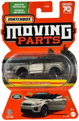 Brand new gold 2023 Matchbox Moving Parts #21/54 Range Rover Evoque - Image 1 of 3