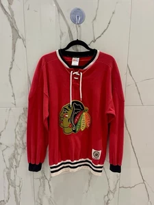 Camiseta deportiva vintage de los Chicago Blackhawks para hombre cosida grande NHL hockey CCM 90s de colección usada en excelente estado - Imagen 1 de 8