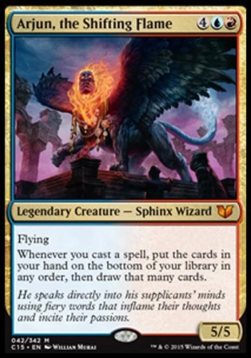 Arjun, the Shifting Flame - Light Play MTG Commander 2015 - Image 1 of 1