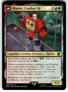 Blaster, Combat DJ Universes Beyond: Transformers Regular MTG - Bild 1 von 2