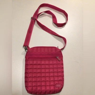 Bolso Bandolera LUG NUEVO SIN ETIQUETAS Patrón Rosa ROSA Acolchado Monedero Foto 1 de 4