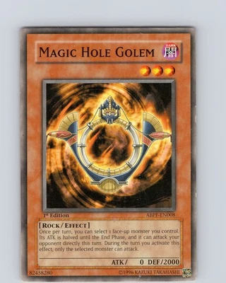 Yu-Gi-Oh TCG Magic Hole Golem ABPF-EN008 1st Edition Common Card Played MP - Image 1 of 2