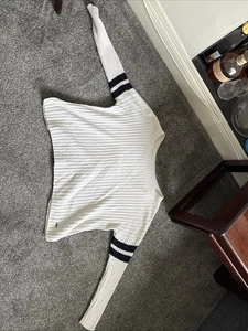 White Women’s Hollister Jumper Small - Picture 1 of 4