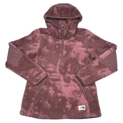 North Face Printed Campshire Pullover Hoodie 2.0 Fleece Womens Small Wild Ginger - Image 1 of 4