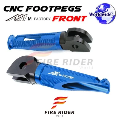 Clavijas de pie CNC Blue Rider Shinobi para Yamaha FZ400 97 98 99 00 Foto 1 de 4
