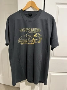 Vintage Corvette T-Shirt Bügelbild Transfer von Air Waves 1983 XL Einzelnaht EUC - Bild 1 von 10