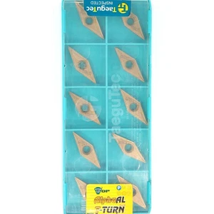 10 TAEGUTEC VBMT 160404-FG Grade TT8115 CNC Lathe Coated Carbide Turning Inserts - Picture 1 of 12