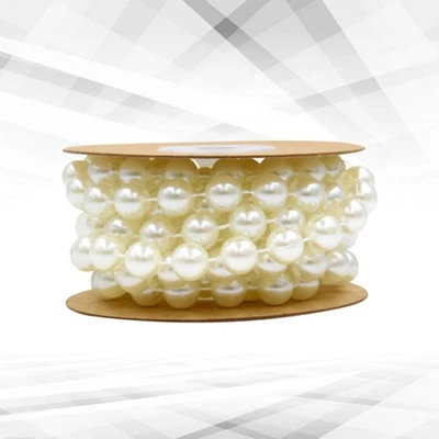  10MM Runde Schnur Perlen Kette Girlande Feste Kunststoff Simulation Perlen - Bild 1 von 4