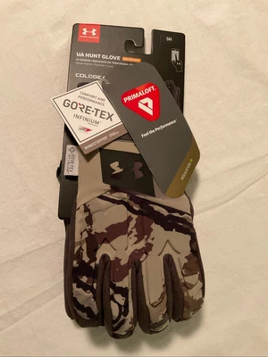 Under Armour UA Camo Hunting Gloves Cold Gear Mid Season Mens Size S Windstopper - Image 1 of 4