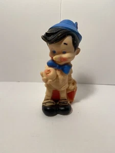 1960er Jahre Pinocchio Dell Vinyl Quietschen Quetschen Spielzeug Walt Disney Productions - Bild 1 von 6