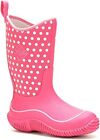 Muck Boot C_KBH4DOT Kid's Breathable Mesh Pull On Hale Boots, 7 Big Kid - Pink