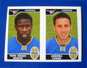 2004/05 2005 PAPA WAIGO/COSSU FOOTBALL SANDWICHES FIGURE - VERONA
