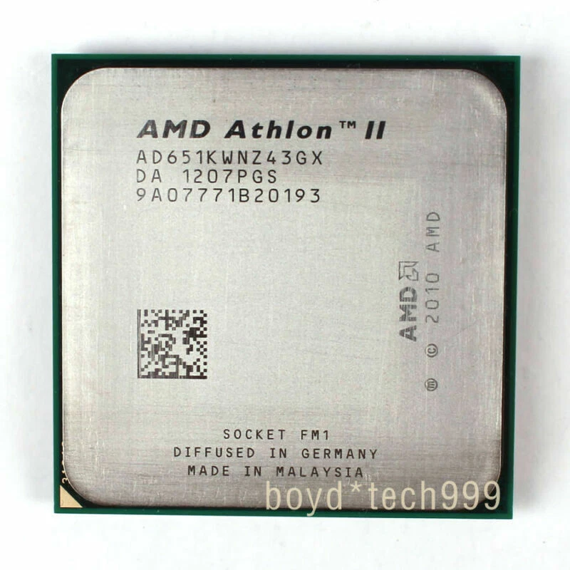 AMD Athlon II X4 651K CPU Quad-Core 3.0GHz 4M Socket FM1 Processors - Image 1 of 1