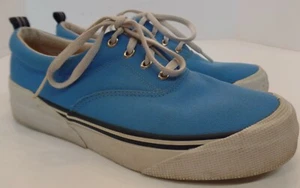 Keds Sport Blue Canvas Athletic / Boat Shoe Sz 8 - Picture 1 of 12
