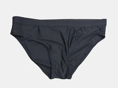 Traje de baño negro con parte inferior de bikini para mujer Calvin Klein talla XL 01124 Foto 1 de 2