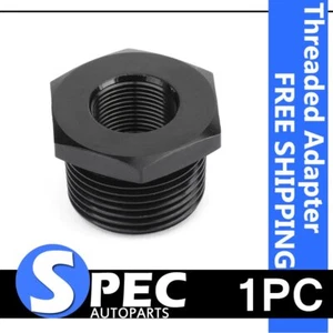 5/8-24 to 3/4NPT Automotive Car Threaded Oil Filter Adapter Aluminum Hex Head - Picture 1 of 7