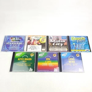 7 Karaoke Kompact & Party Tyme Audio CDs Oldies/Pop/Soul/Country & More - Picture 1 of 6