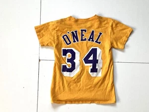 Vtg LOS ANGELES LA LAKERS Basketball #34 SHAQ SHAQUILLE O'NEAL NBA SHIRT Youth S - Picture 1 of 4