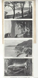 ANTIGUO DESPLEGABLE c.1940s 12 b/w Pintorescas Vistas de Lorne en carpeta Souvenirs Vic - Imagen 1 de 4