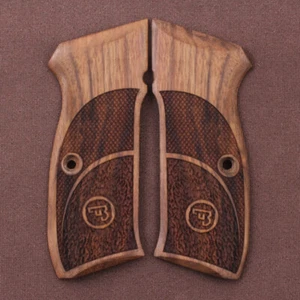 KSD Brand CZ 75, 75B, 75BD, 85 KADET SHADOW1 Compatible Walnut Grip - Picture 1 of 3