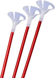 PMU Sticks 16 Zoll mit klaren Cups Premium Latex/Mylar Ballonhalter für luftgefüllte - Bild 1 von 5