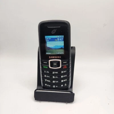 Samsung SGH-T105G Bar Cell Phone (TracFone) - Black - ASIS #1465 - Image 1 of 4