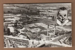 Vtg RPPC Real Photo Postcard GERBER Baby Factory Fremont Michigan Collectible! - Picture 1 of 2