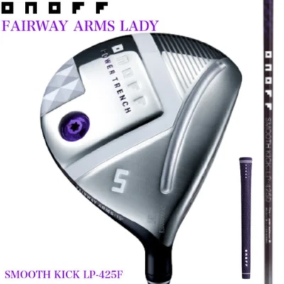Women ONOFF ARMS 2025 Fairwaywood 4W 17.5deg RH LP-425F grahite Flex ladies HC - Image 1 of 4