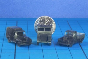N Gauge 1960s Vehicles Pack of 3 - Supplied Unpainted - Foto 1 di 7