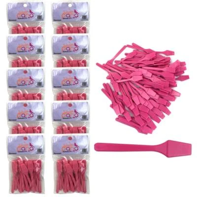 10 Packs PANA 2.5" Rosa Pequeño Plástico Maquillaje Cosmético Máscara Facial - Imagen 1 de 4