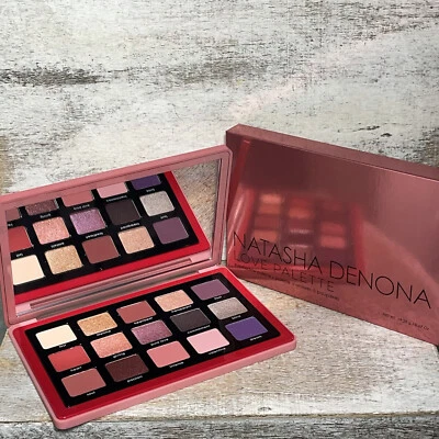 Natasha Denona Love Eyeshadow Palette 15 Shades Valentine's Day LE Authentic New - Image 1 of 4
