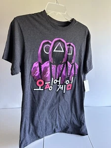 Camiseta gris Squid Game Netflix para hombre talla M - Imagen 1 de 5